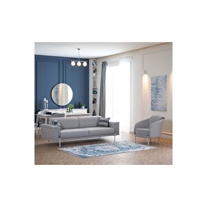 Alaçatı Koltuk Takımı 3+1 (gri)