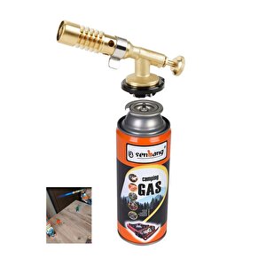 Şaloma Gaz Pürmüz Başlığı Tamirci Pürmüz Kafası Torch Başlık Yüksek Alev Kaynak Çakmağı Kamp Gazı