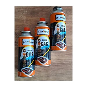 Kamp Ocağı Yedek Tüp Gazı Pürmüz Torc Kafası Için 5 Adet Kamp Gaz Tüpü Çakmak Gazı (400ml)