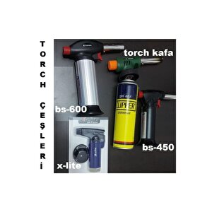 Bs-600 Bütan Gaz Torch Pürmüz Yüksek Alevli Çakmak / Büyük Boy Pürmüs Torch Kafalı