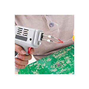 Çantalı 100w Tabanca Havya Seti Lehim Makinası Pompa Pasta Zımpara Yedekli Bakır Sargı Professional