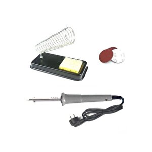 40 Watt Profesional Kalem Havya Lehim Pompası Sehpası Lehim Pastası Elektronikçi Takım Seti