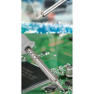 40 Watt Profesional Kalem Havya Lehim Pompası Sehpası Lehim Pastası Elektronikçi Takım Seti
