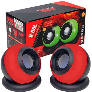 D-08l 1+1 Usb Mi̇ni̇ Oval Hoparlör - Speaker (2*3 Watt - 4 Ohm)