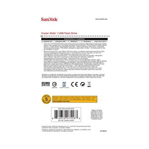 Sandisk Cruzer Glide  64gb Usb 3.0 Usb Bellek Sdcz600-064g-g35