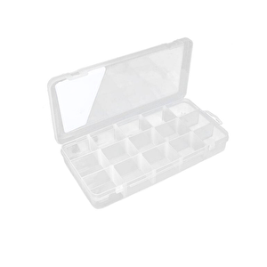 15 Bölmeli Beta Organizer Şeffaf