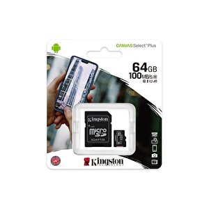 64gb Canvas Select Plus Micro Sd Kart, Sdcs2/64gb