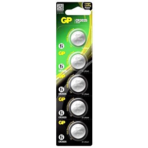 Gp Cr2025 3 V Lityum Para Pil (5'li Paket)