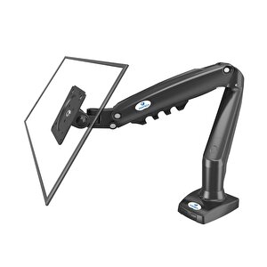 Vontech F80-mnt01 Alüminyum Amortisörlü 17"-30"  Tek Kollu Monitör Aparatı