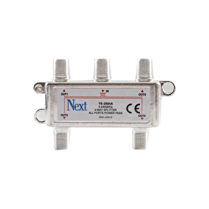 Next Ye-2504a Splitter 4 Çıkışlı Uydu Bölücü
