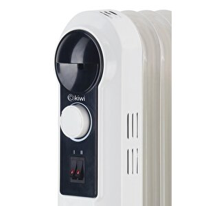 Kht-8457 Devrilme Korumalı 7 Bölmeli Yağlı Radyatör Beyaz