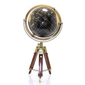 Tripod Standlı Dönen Dekoratif Dünya Yerküre Harita Hediyelik