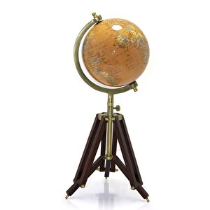 Tripod Standlı Dönen Dekoratif Dünya Yerküre Harita Hediyelik