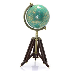 Tripod Standlı Dönen Dekoratif Dünya Yerküre Harita Hediyelik