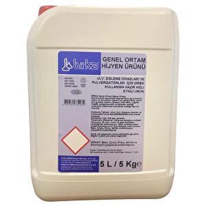 Genel Ortam Hijyen Ürünü 5 Lt. (ulv, Pulverizatör Ve Sisleme Cihazları İçin)