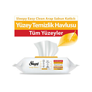 Easy Clean Arap Sabunu Katkılı Yüzey Temizlik Havlusu 100'lü