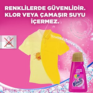Vanish Leke Çıkarıcı Sıvı Gold Pembe 20 Yıkama, 1 Litre