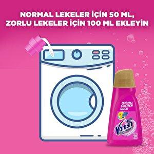 Vanish Leke Çıkarıcı Sıvı Gold Pembe 20 Yıkama, 1 Litre