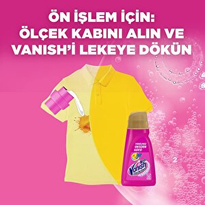 Vanish Leke Çıkarıcı Sıvı Gold Pembe 20 Yıkama, 1 Litre