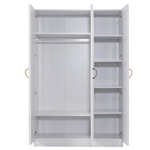 Fonksiyonel Ranza, Soft Ranza Karyola Masa 3 Kapaklı Gardırop + 2 Adet Comfort Yatak