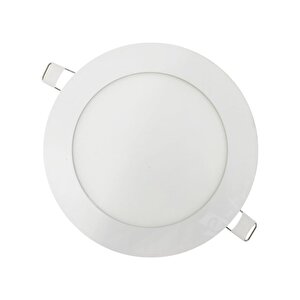 Voltek 9w Sıvaaltı Yuvarlak Slim Led Panel Armatür / Beyaz Kasa - Günışığı