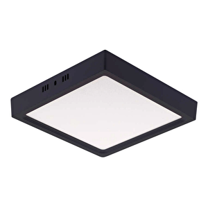 Voltek 24w Sıvaüstü Kare Led Panel Armatür / Siyah Kasa - Beyaz Işık