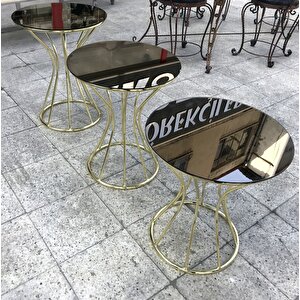 Brc 18099 Kum Saat Zigon Model Siyah Temper Metal Çelik Gold Renk Kaplama El Yapı
