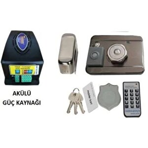 Teci̇mm Sessiz Sensorlu Akulu Ve Çipli Geçiş Tam Otomatik Kapı Kılıti 20 Adet Çip Hediye Tec 925