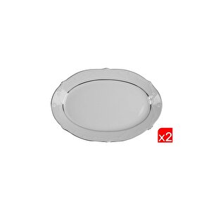 Queen Platin Kayık Tabak 24cm 2 Li̇ 04por029966