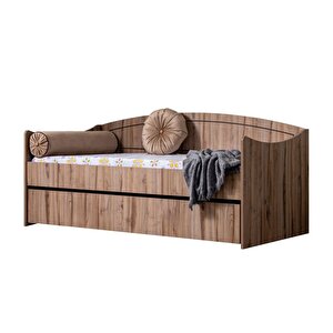 Yavrulu Karyola, Akasya Yavrulu Yatak - Ceviz 2 Adet Comfort Yatak