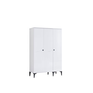 Gardırop, White 3 Kapaklı Dolap