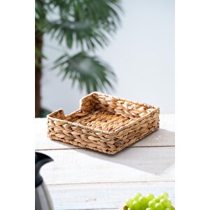 Hasır Kare Peçetelik - 22 Cm