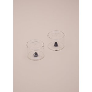 The Mia Yuvarlak Tuzluk Biberlik 2li Set 6x5 Cm