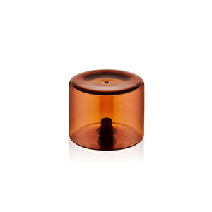 Yuvarlak Tuzluk Biberlik 2li Set Amber 6x5 Cm