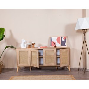 Vow Home Living Calvin Konsol 4 Kapak Hazeran