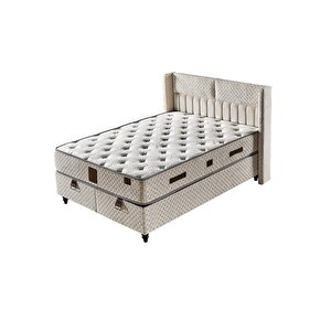 Yaren 160x200 Çift Kişilik Yatak, Baza, Başlık Seti Ey2002