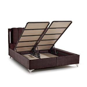Md Double 180x200 Çift Kişilik Yatak, Baza, Başlık Seti Gm108