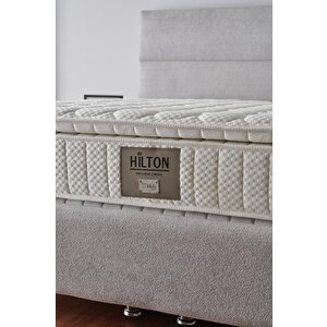 Hilton 140x190 Çift Kişilik Yatak, Baza, Başlık Seti Mbl1005