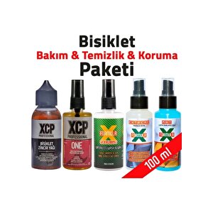 5'i 1 Arada Bisiklet Bakım & Temizlik & Koruma Paketi