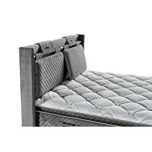 Sleepy 150x200 Çift Kişilik Yatak, Baza, Başlık Seti Ey2003