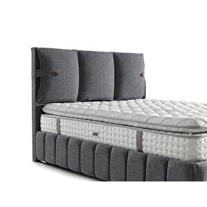 Md Grande 180x200 Çift Kişilik Yatak, Baza, Başlık Seti Gm109