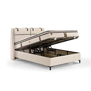 Md Story 150x200 Çift Kişilik Yatak, Baza, Başlık Seti Gm161