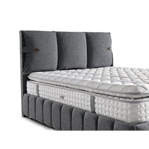 Md Grande 160x200 Çift Kişilik Yatak, Baza, Başlık Seti Gm109