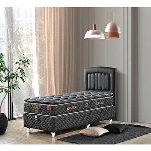 Kayra 120x200 Tek Kişilik Yatak, Baza, Başlık Seti Ey2010