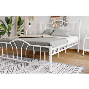 Bella Metal Karyola 140x190 Arm142 Beyaz
