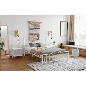 Bella Metal Karyola 150x200 Arm144 Beyaz