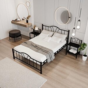 Bella Metal Karyola 120x200 Arm141 Siyah