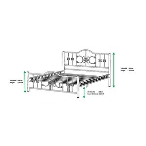 Pero Metal Karyola 90x200 Arm110 Beyaz