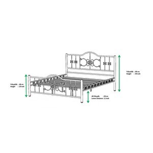 Pero Metal Karyola 160x200 Arm114 Krem