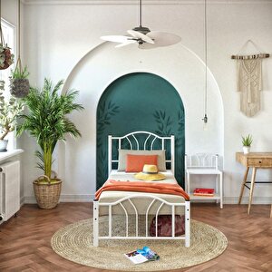 Bella Metal Karyola 90x190 Arm138 Beyaz